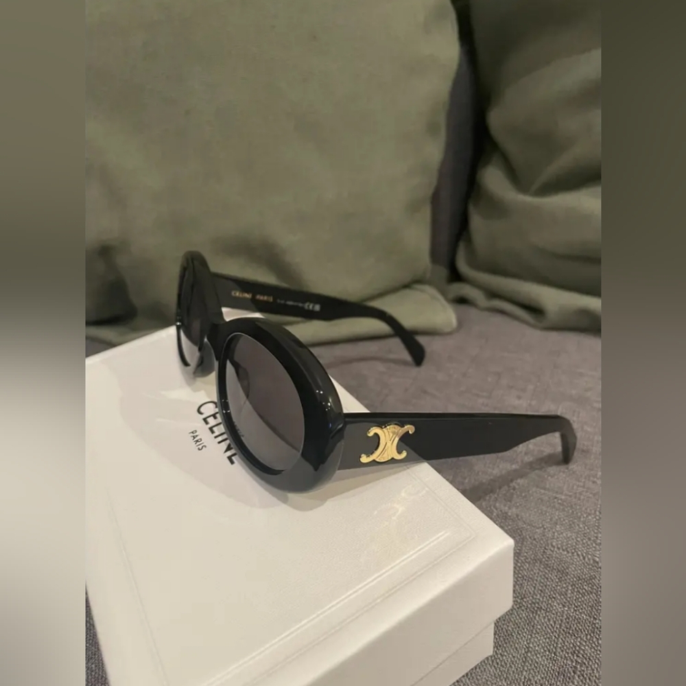 Celine Triomphe Oval Sunglasses